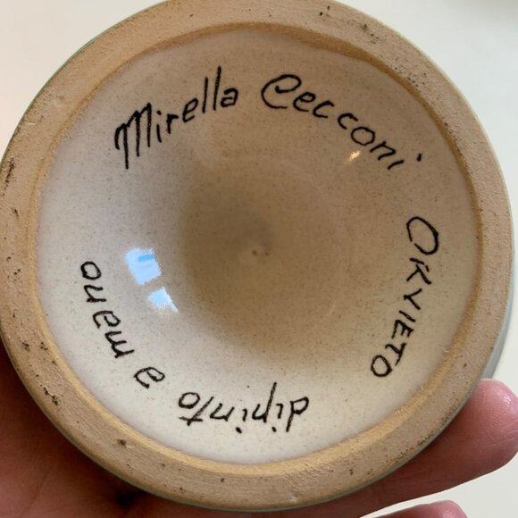 Vintage Cecconi Orvieto Italian Ceramic Bird Dish - Picture 4 of 7